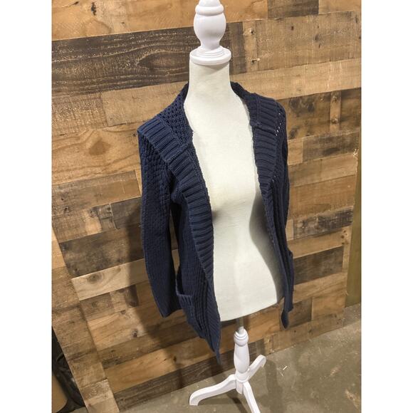 Michael Kors -Navy- Knit Cardigan-Size S Women - Picture 4 of 7